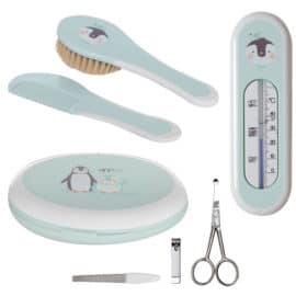 4493 negydarabos bebe jou lou lou menta szinu ajandekszett fesu manikur