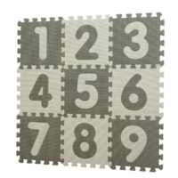 7115 baby dan puzzle habszivacs jatszoszonyeg grey szamokkal 90x90 cm