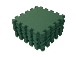 Baby Dan Puzzle habszivacs játszószőnyeg Dark Green 90×90 cm
