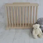 Babakarám 6 elemes. Babakarám összecsukott állapotban.