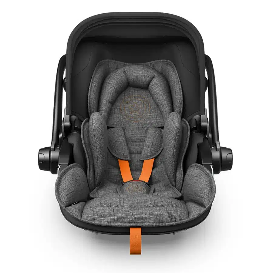 10016 1 kiddy evoluna i size 2 grey melange 2021 safe orange autosules