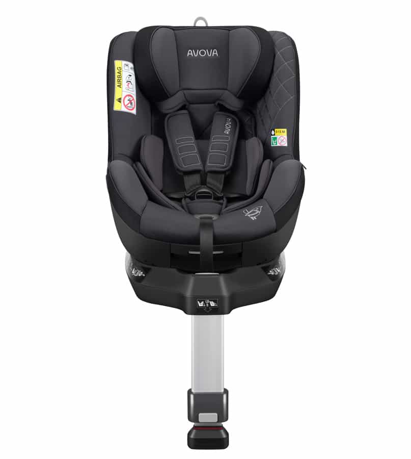 11912 fekete forgathato autosules avova sperber fix 61 grey black