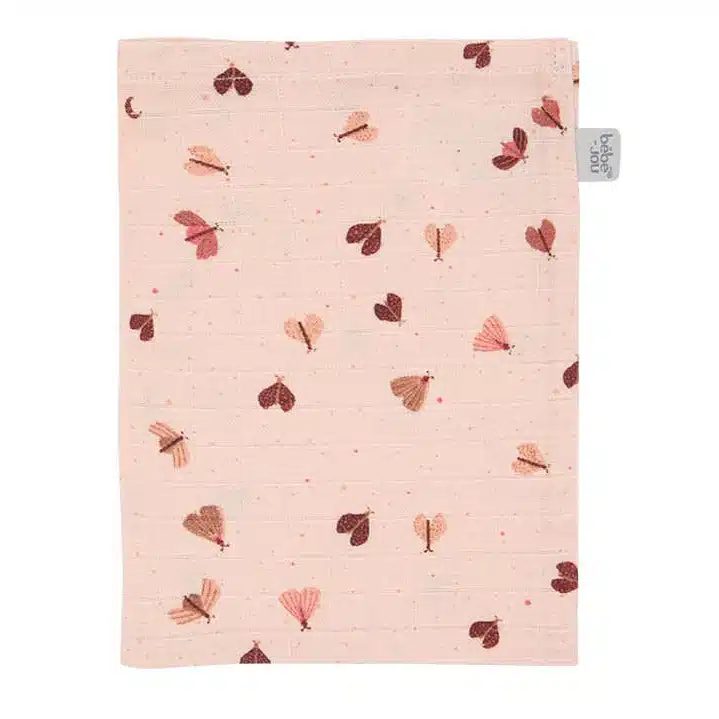 13574 1 28807 3 bambusove muselinove zinky bebe jou sweet butterfly 3ks