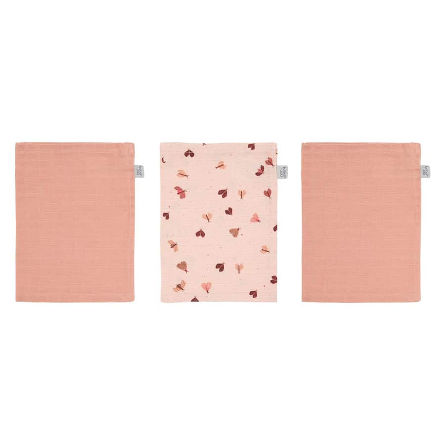 13574 muszlin torlokendo bambusszal bebe jou sweet butterfly 3db rozsaszin