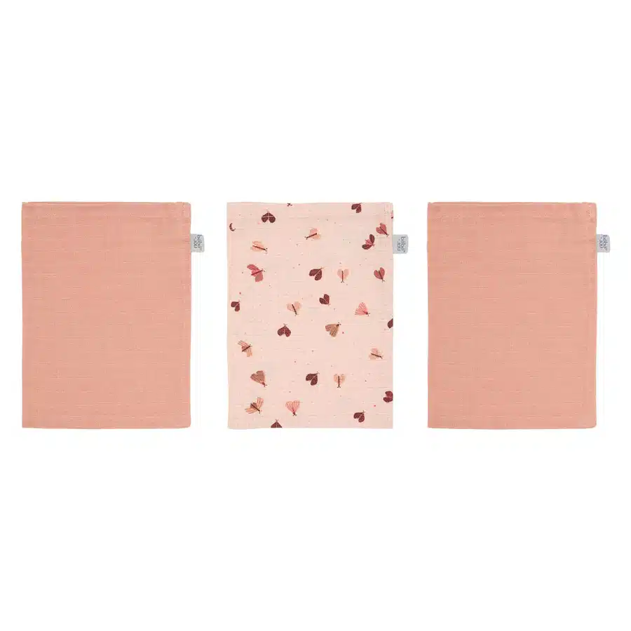 13574 muszlin torlokendo bambusszal bebe jou sweet butterfly 3db rozsaszin