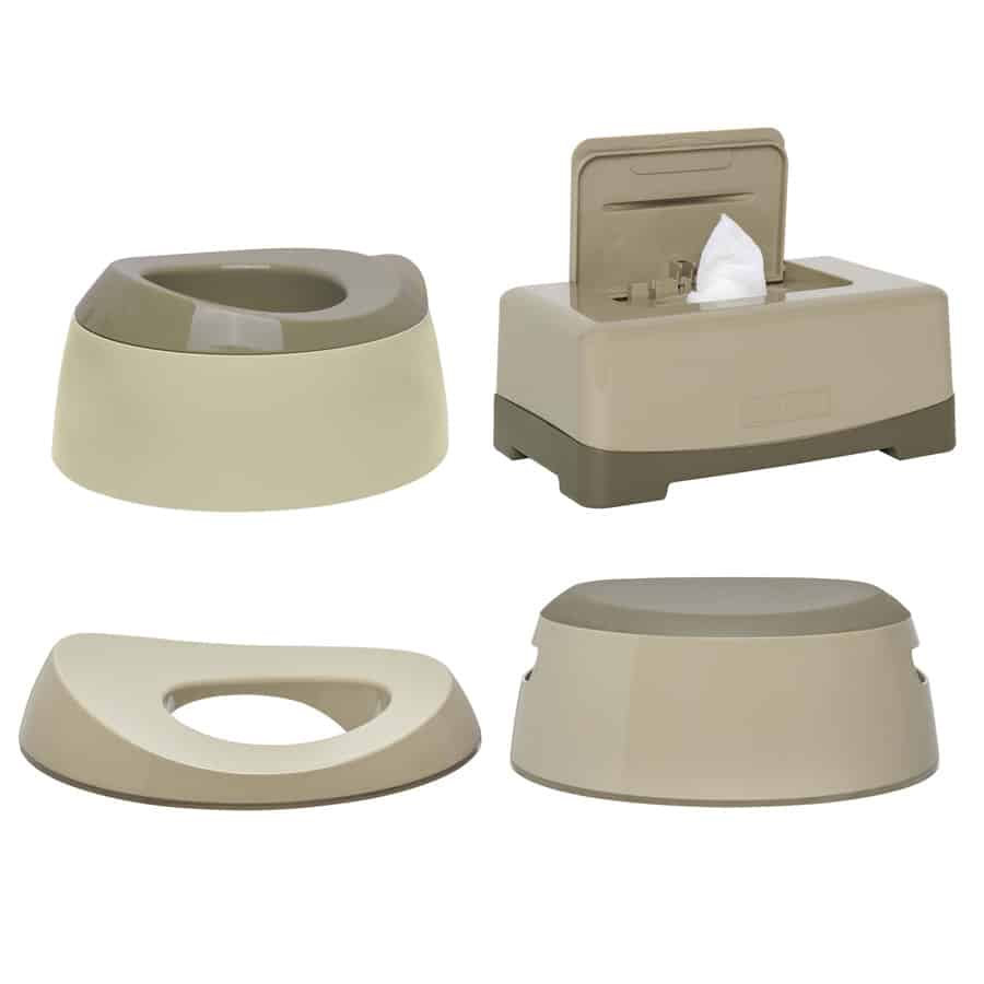 13811 luma toalett trening szett olive green