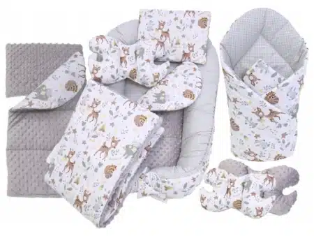 Baba ágynemű készlet erdei állítokkal