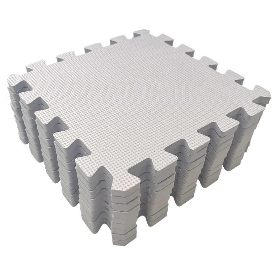 15758 puzzle habszivacs jatszoszonyeg silver 90x90 cm